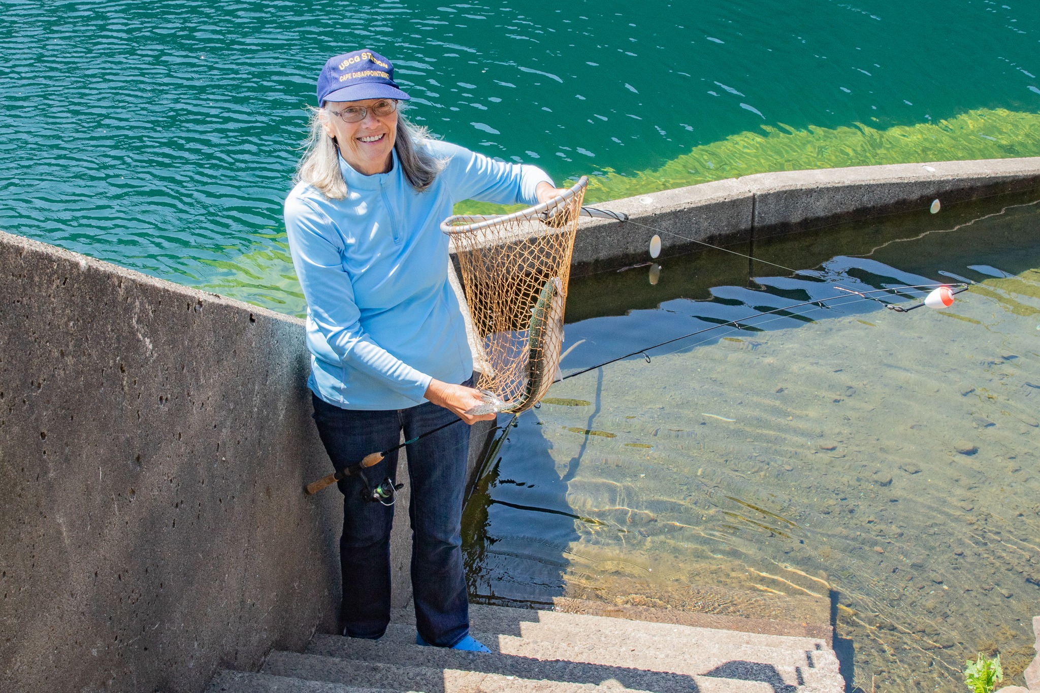 The Chronicle - FISHING AT THE DAM: Nancy Hoppe and Gene... | Facebook