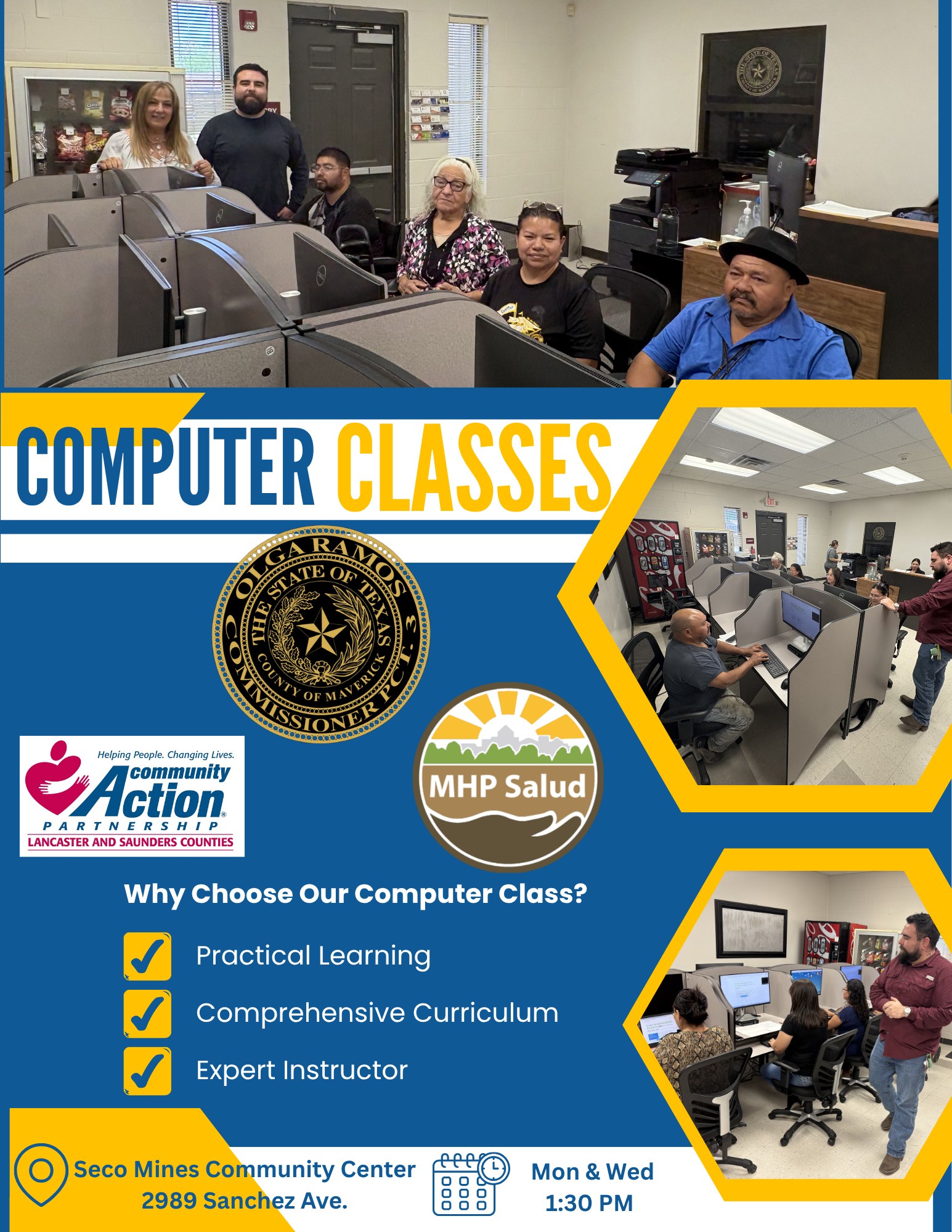 Join our FREE Computer Classes with Instructor Karlos Monday's and