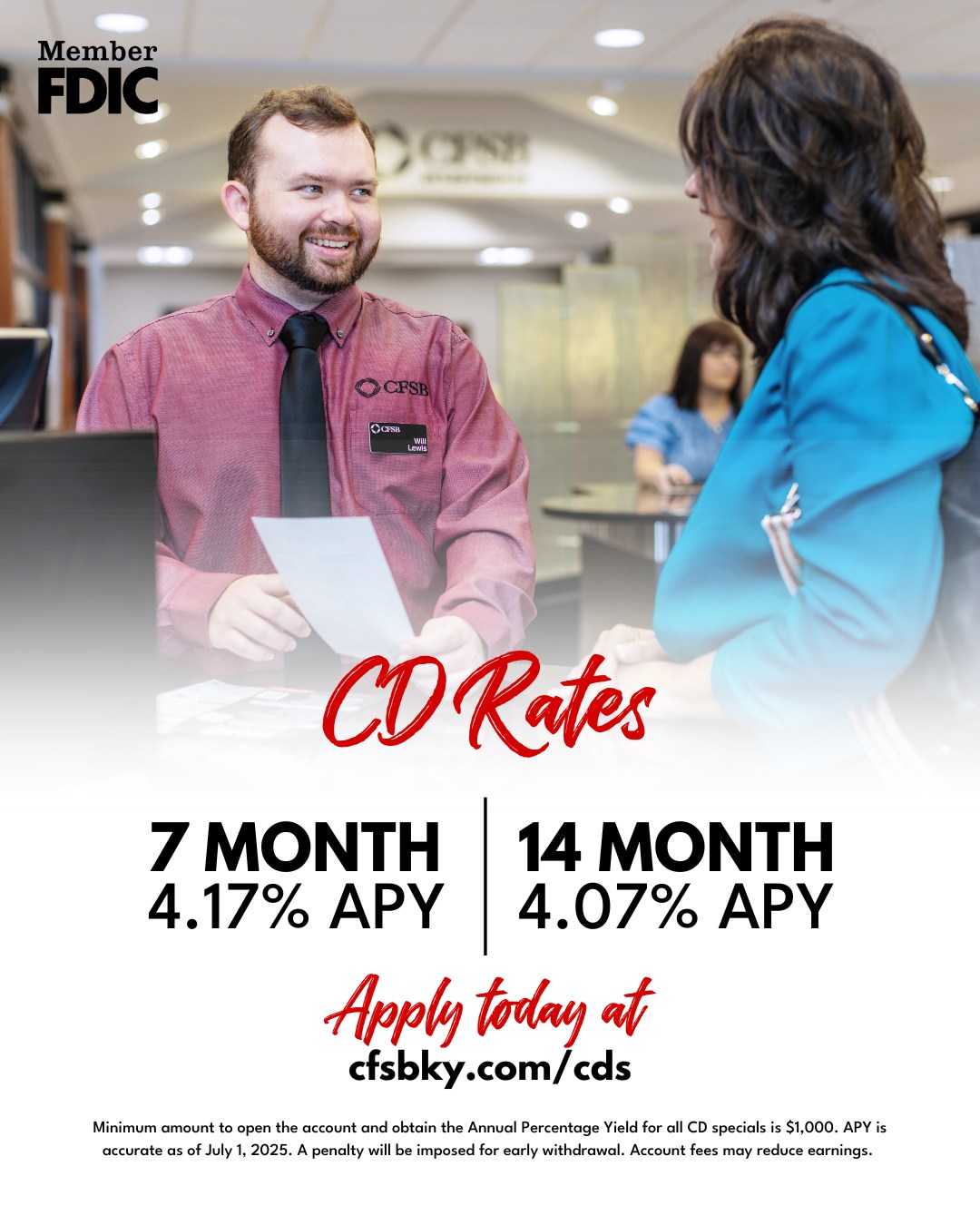 CFSBank - 💰 New CD Rates Just Announced! Looking for a... | Facebook