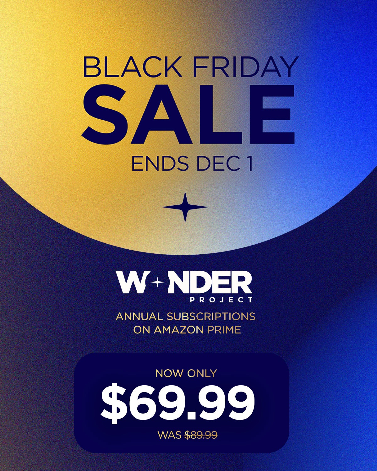 Wonder Project - The only Black Friday deal that gives you... | Facebook