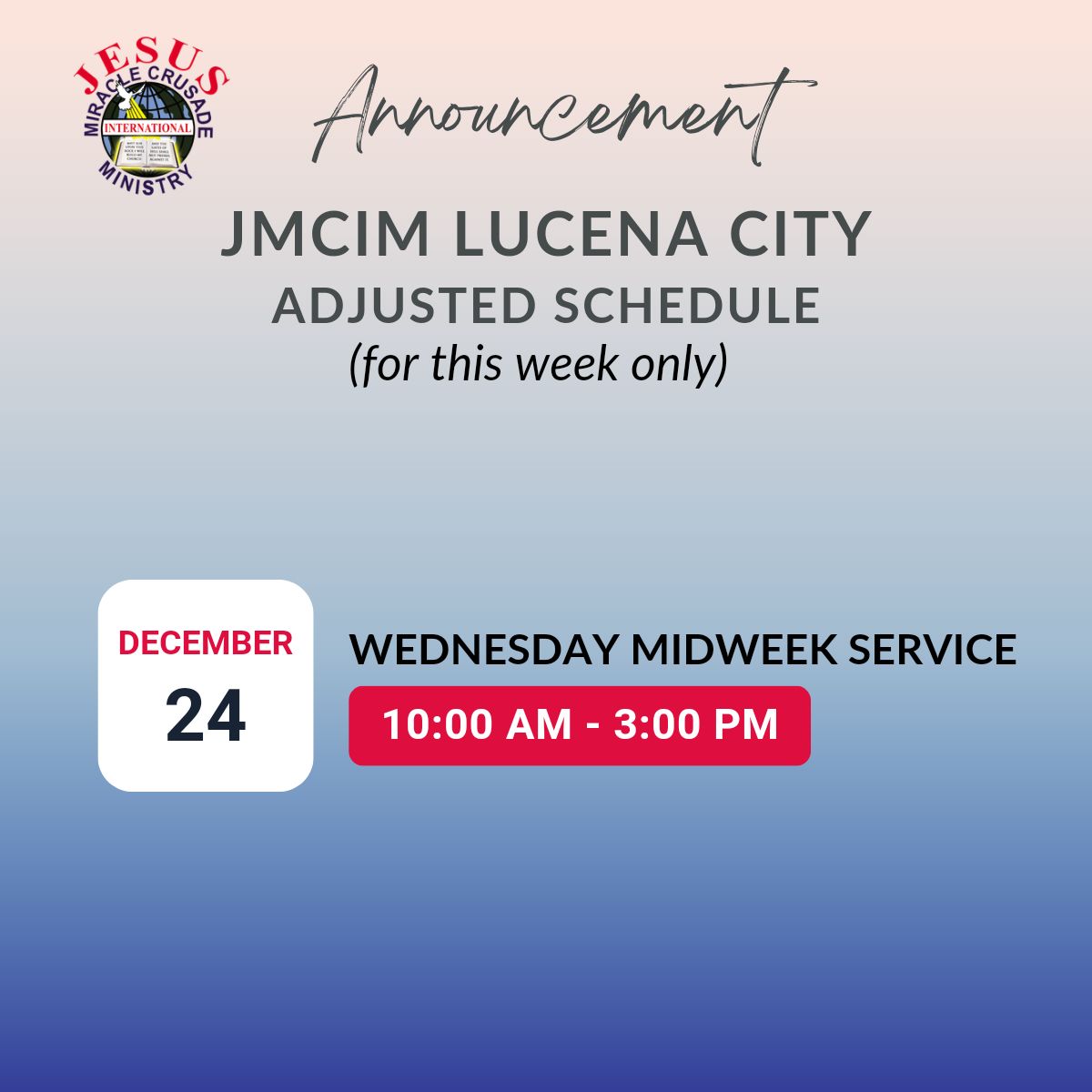 JMCIM Lucena City Outreach Livestream | Lucena