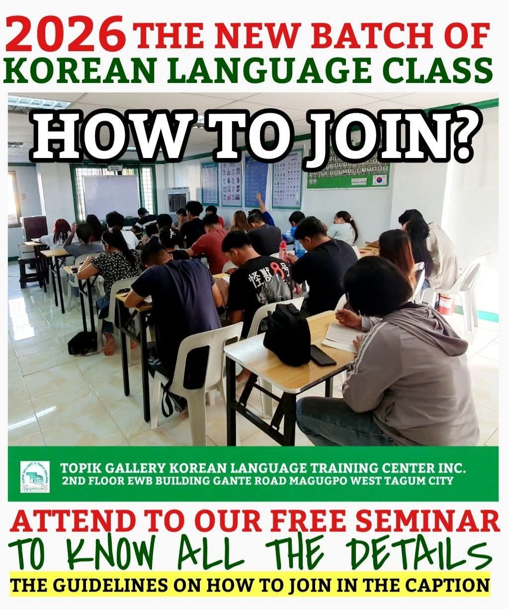 Topik - This 2026 make your plan into action‼️😀 join to our Korean ...
