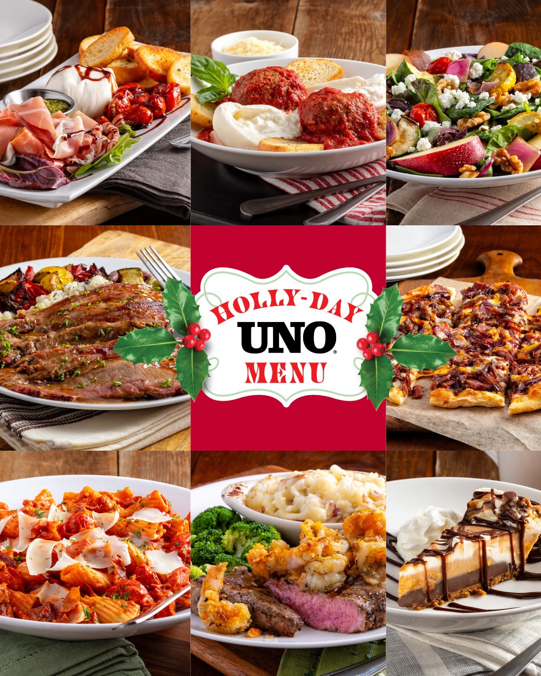 Uno - Introducing Our Holly-Day Menu! 🎄 Get ready to celebrate the ...