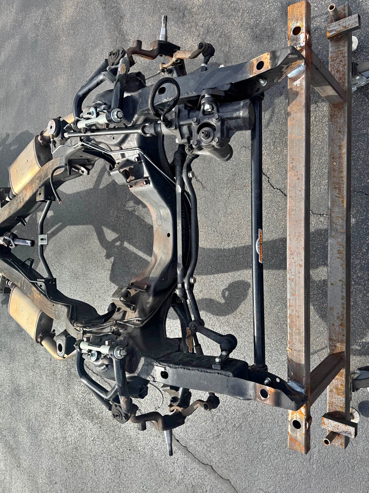 1958-1964 Impala frame with Global West Suspension - Car Engines ...