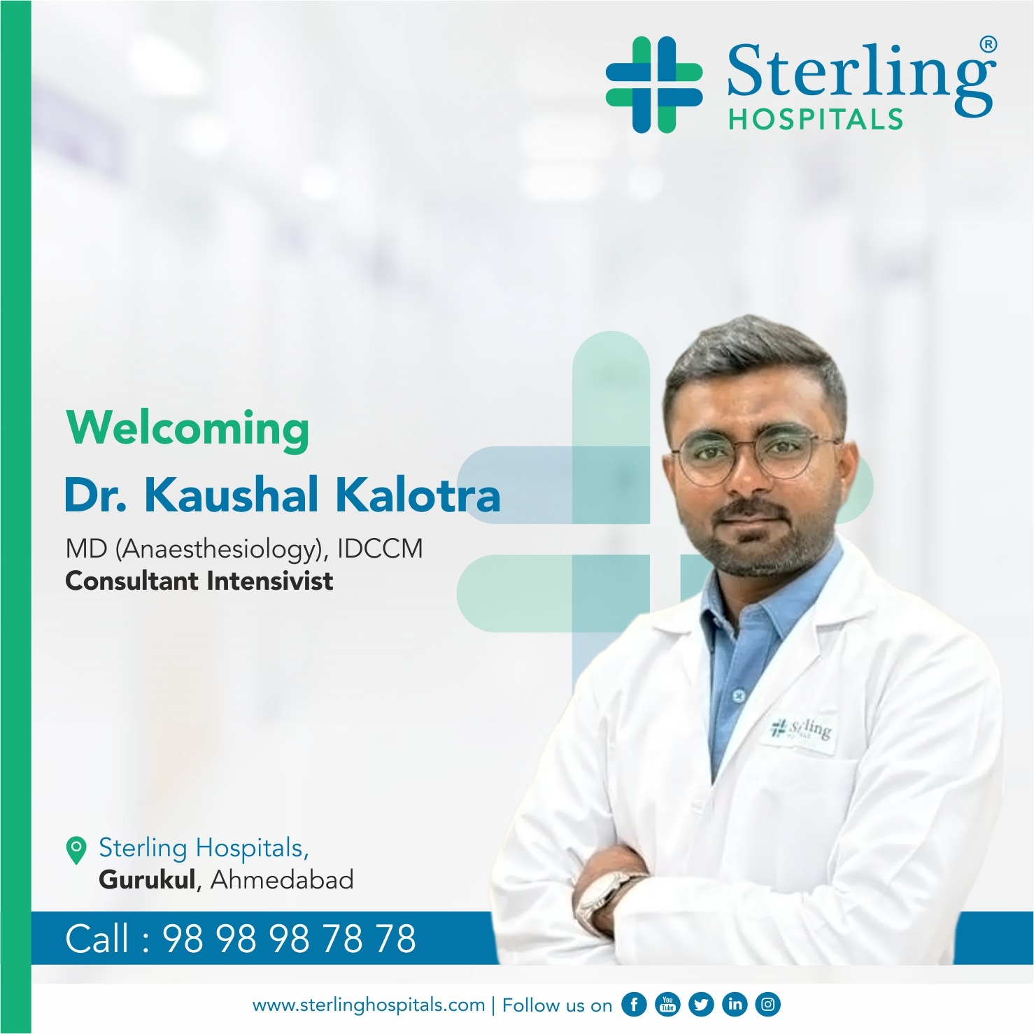 Sterling - We are pleased to welcome Dr. Kaushal Kalotra, Consultant ...