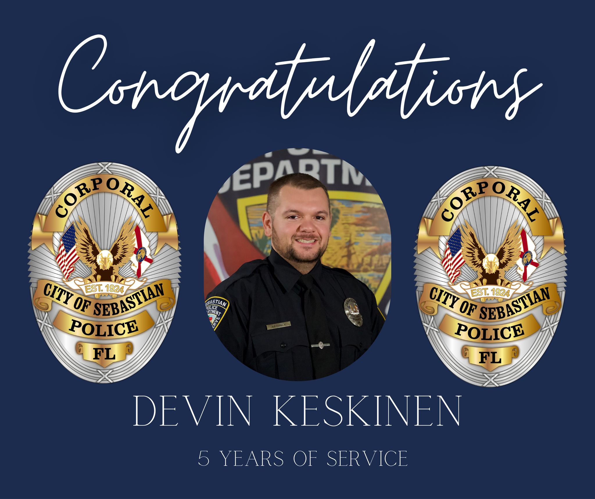 Sebastian - Congratulations to Corporal Devin Keskinen of the Sebastian ...