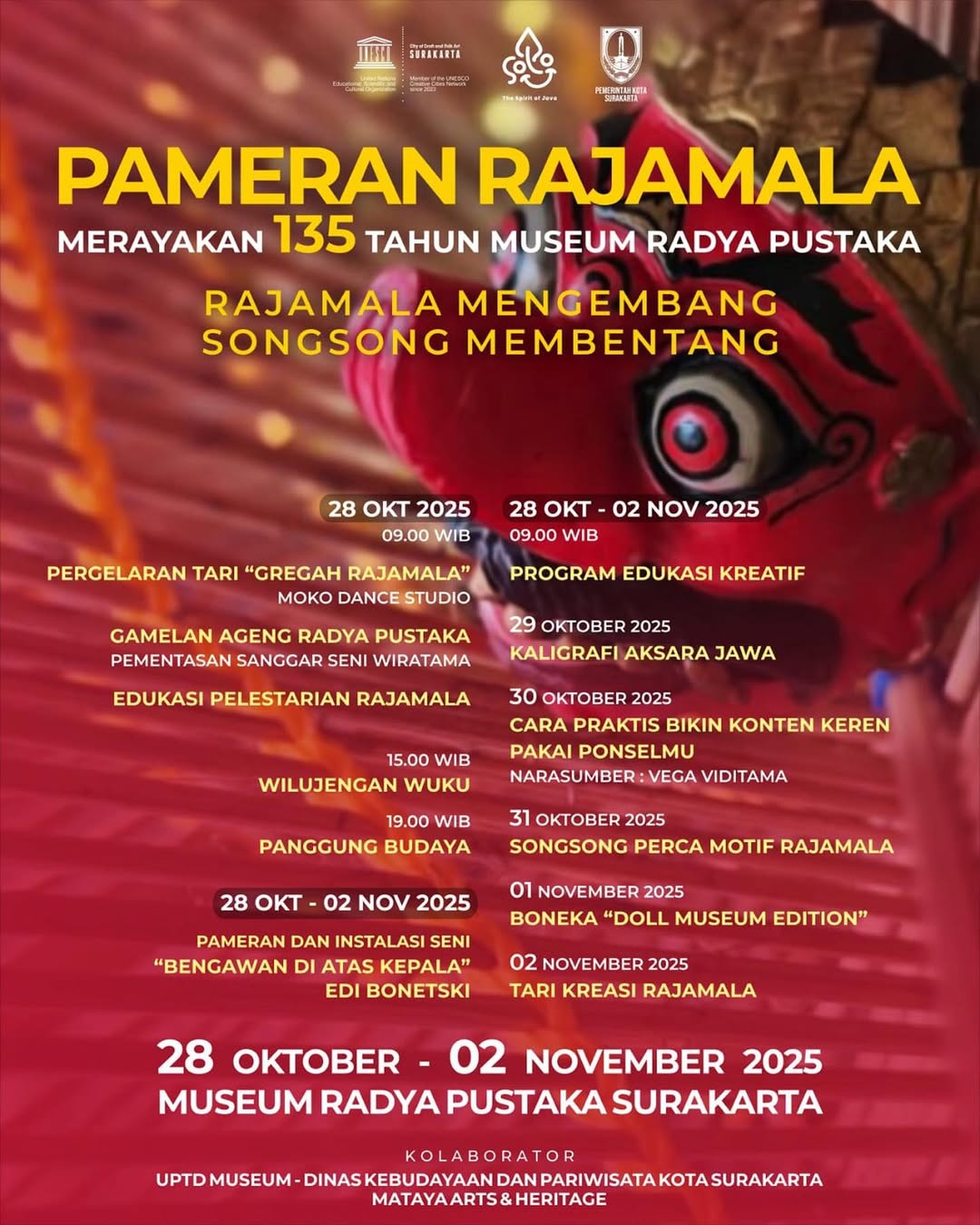 Pemkot Solo - 🌺 PAMERAN RAJAMALA 2025 🌺 Merayakan 135... | Facebook