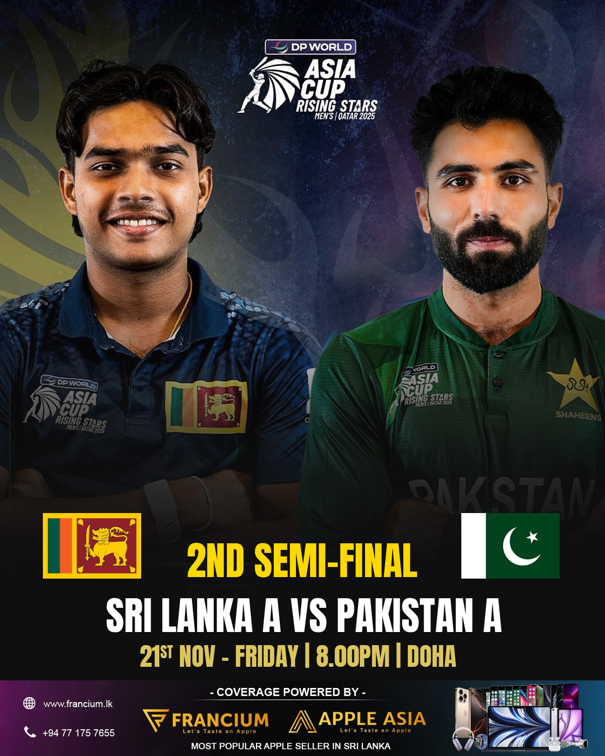 Ishrath Imtiaz - Asia Cup Rising Stars 2025 - 2nd Semi... | Facebook