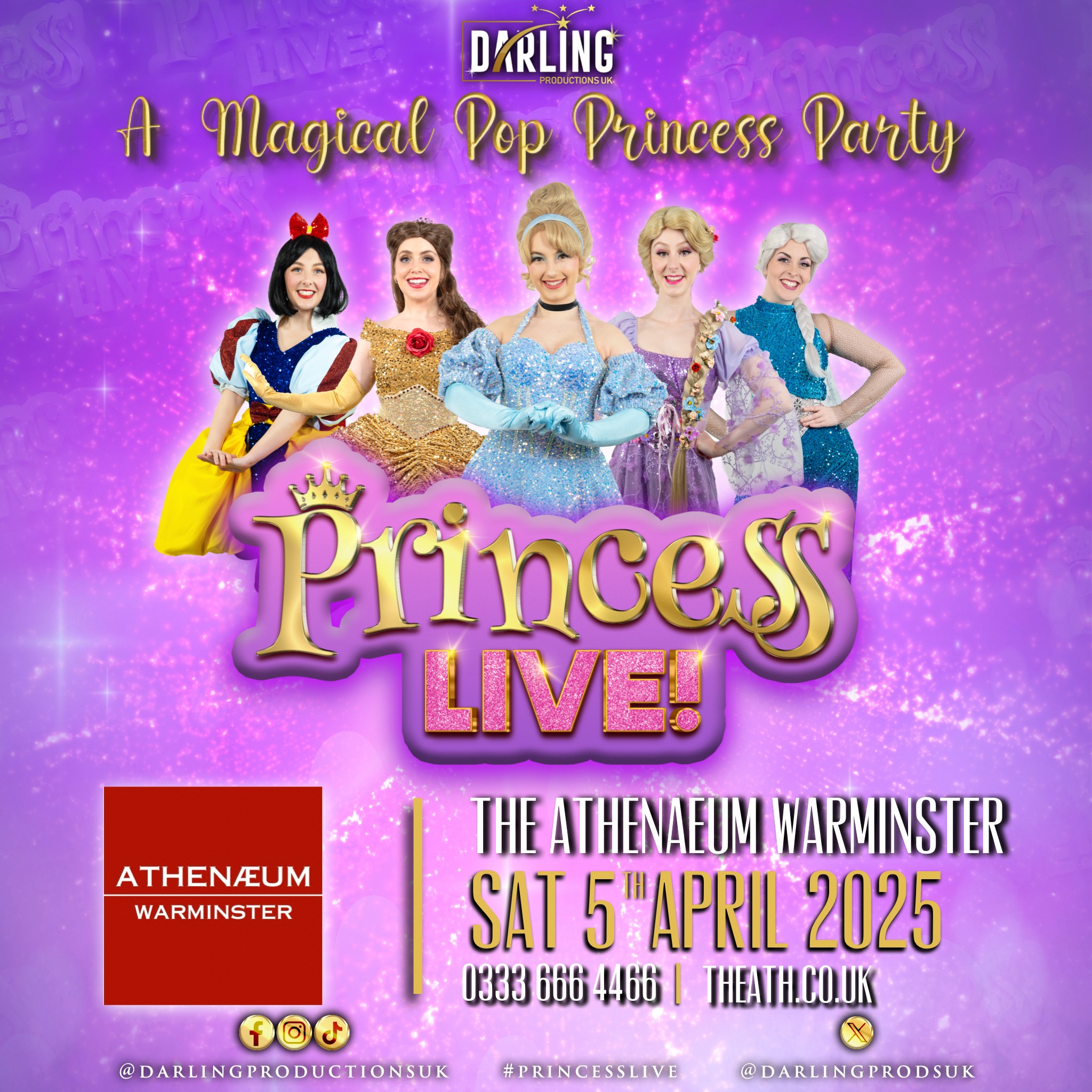 Athenaeum - New to the Athenaeum Warminster for 2025 - Princess Live is ...