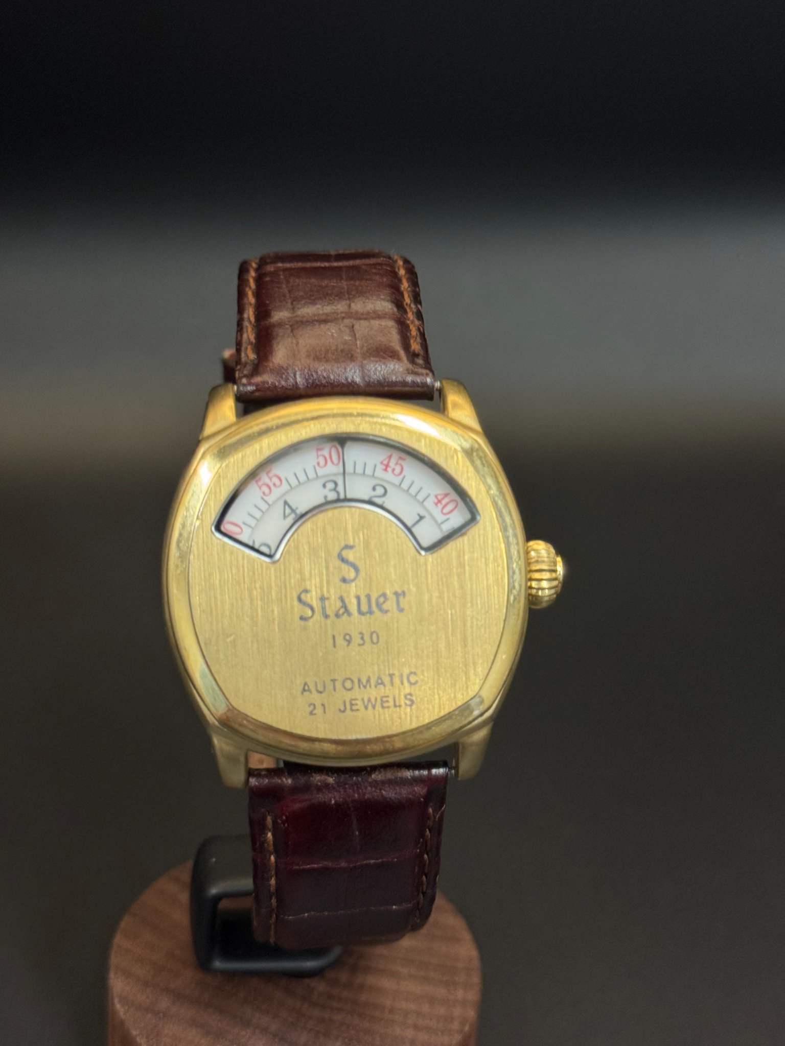 STAUER 1930 Gold Finished Dashtronic Men's Watch - Men's Watches ...