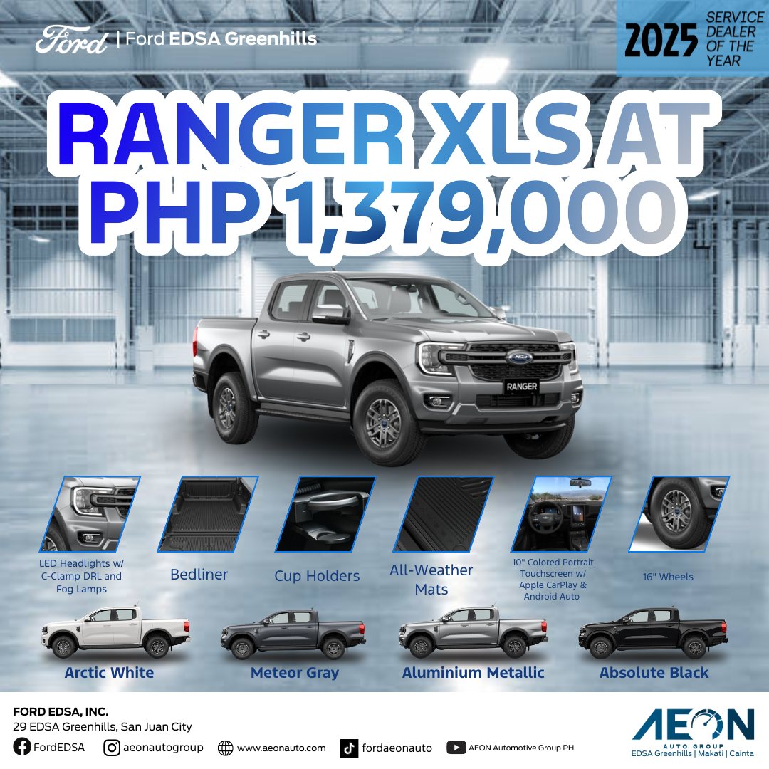 Ford - Ford Ranger at ₱1.3M? We got you! Reintroducing the new Ranger ...