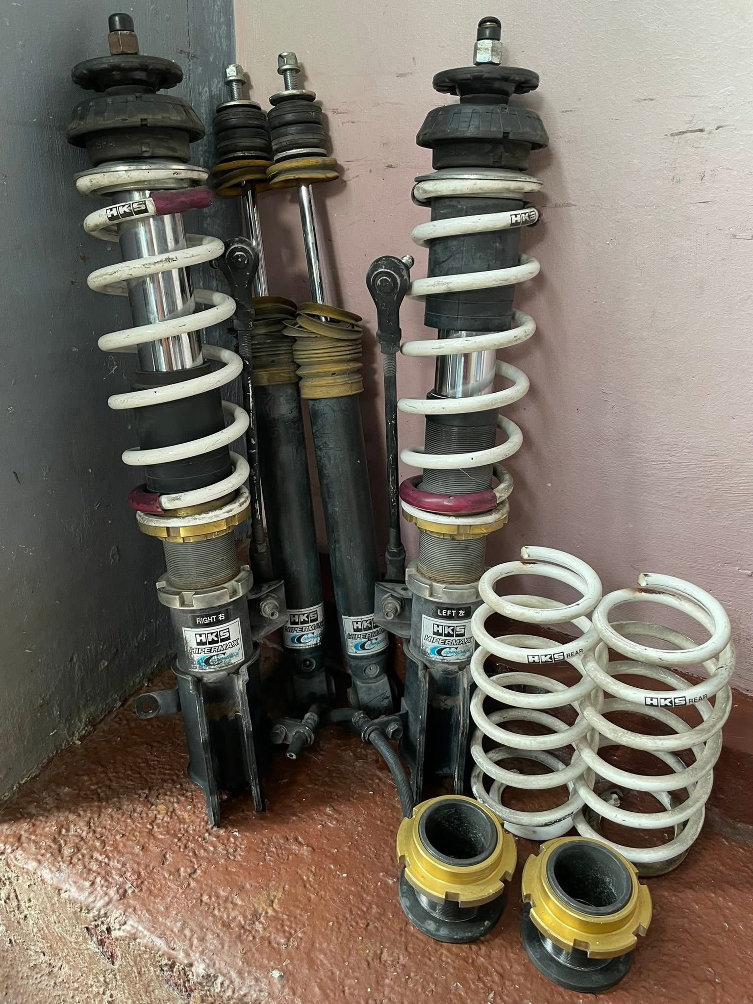 JAZZ FIT GD HKS HIPERMAX C-COMPACT COILOVERS COMPLETE WITH 