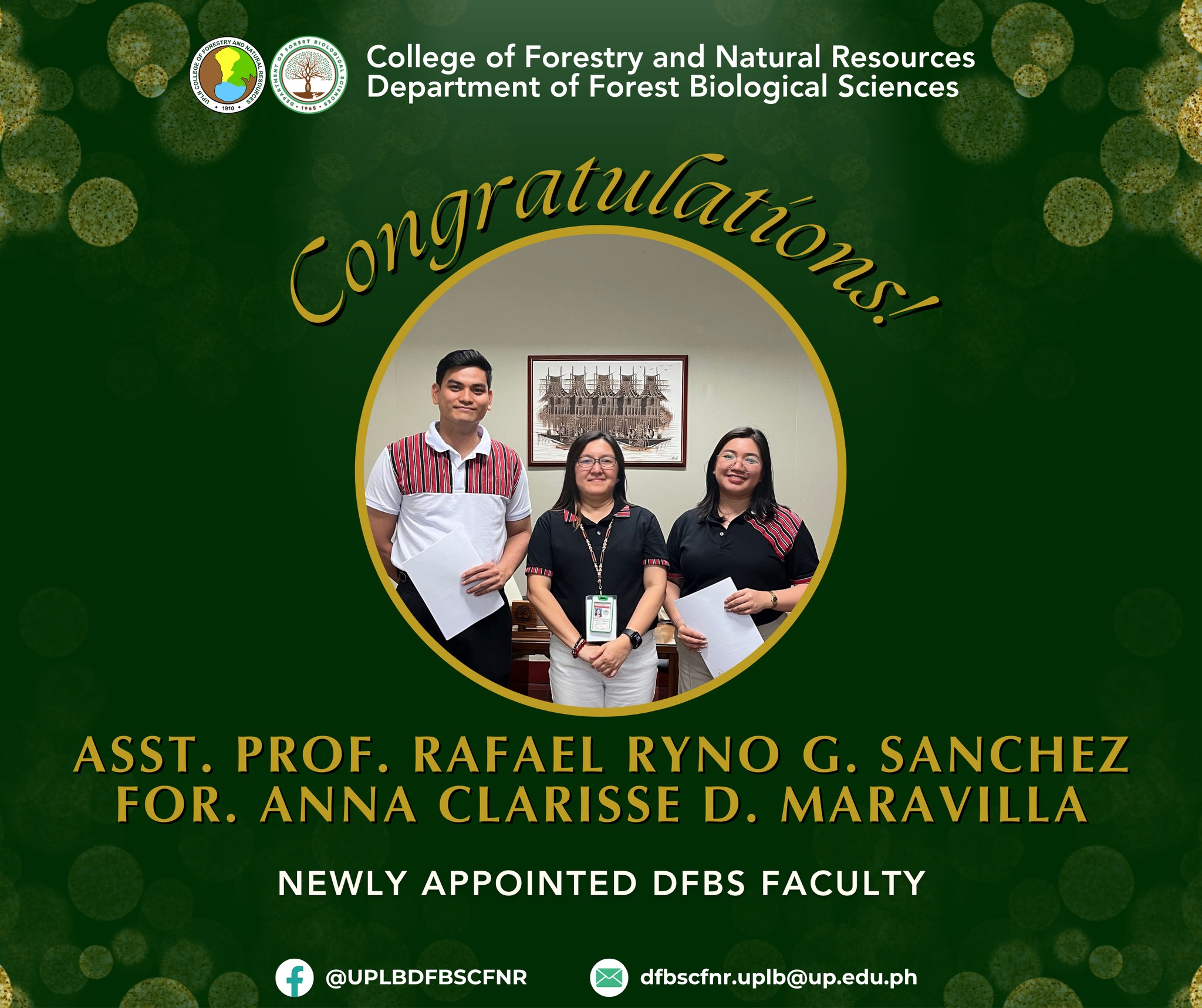 UPLB - 𝐖𝐞𝐥𝐜𝐨𝐦𝐞 𝐭𝐨 𝐭𝐡𝐞 𝐃𝐅𝐁𝐒 𝐅𝐚𝐦𝐢𝐥𝐲! 🦎🐞💚 The Department of Forest ...