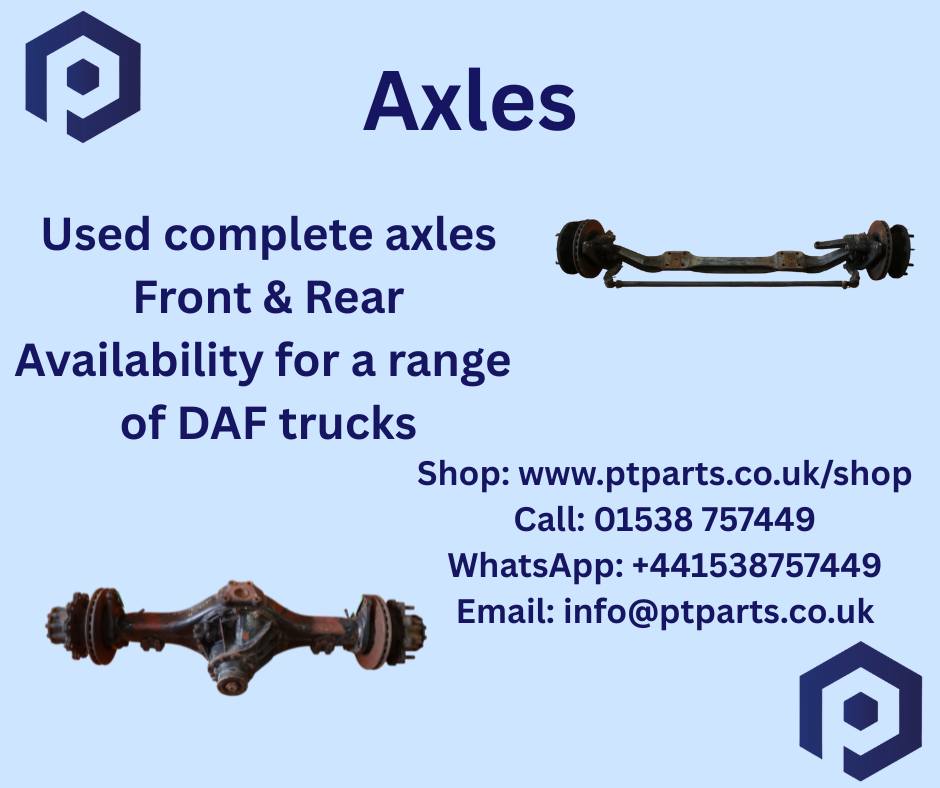 Premier - 🚛 Axles 🚛 Wide range of used DAF compatible Axles in stock ...