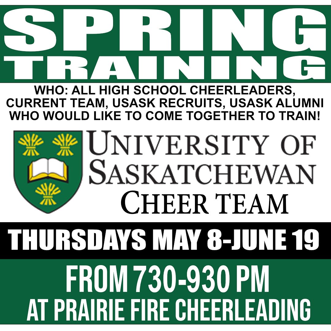 U of S Cheerleading Team - are YOU interested in joining the U of S ...