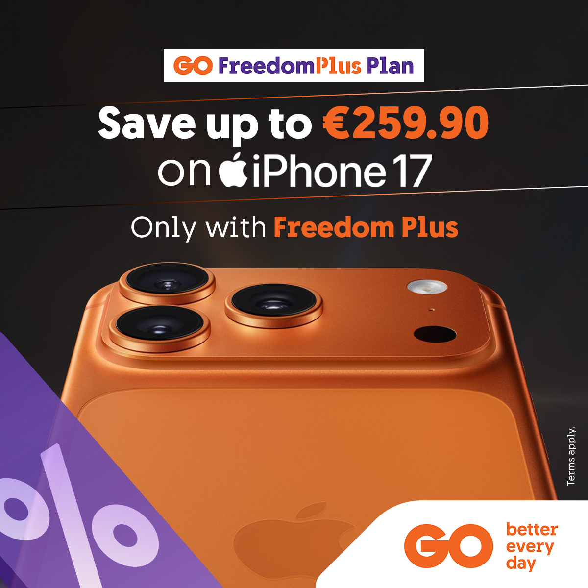 GO - iPhone 17 is here! With our Freedom Plus Mobile... | Facebook