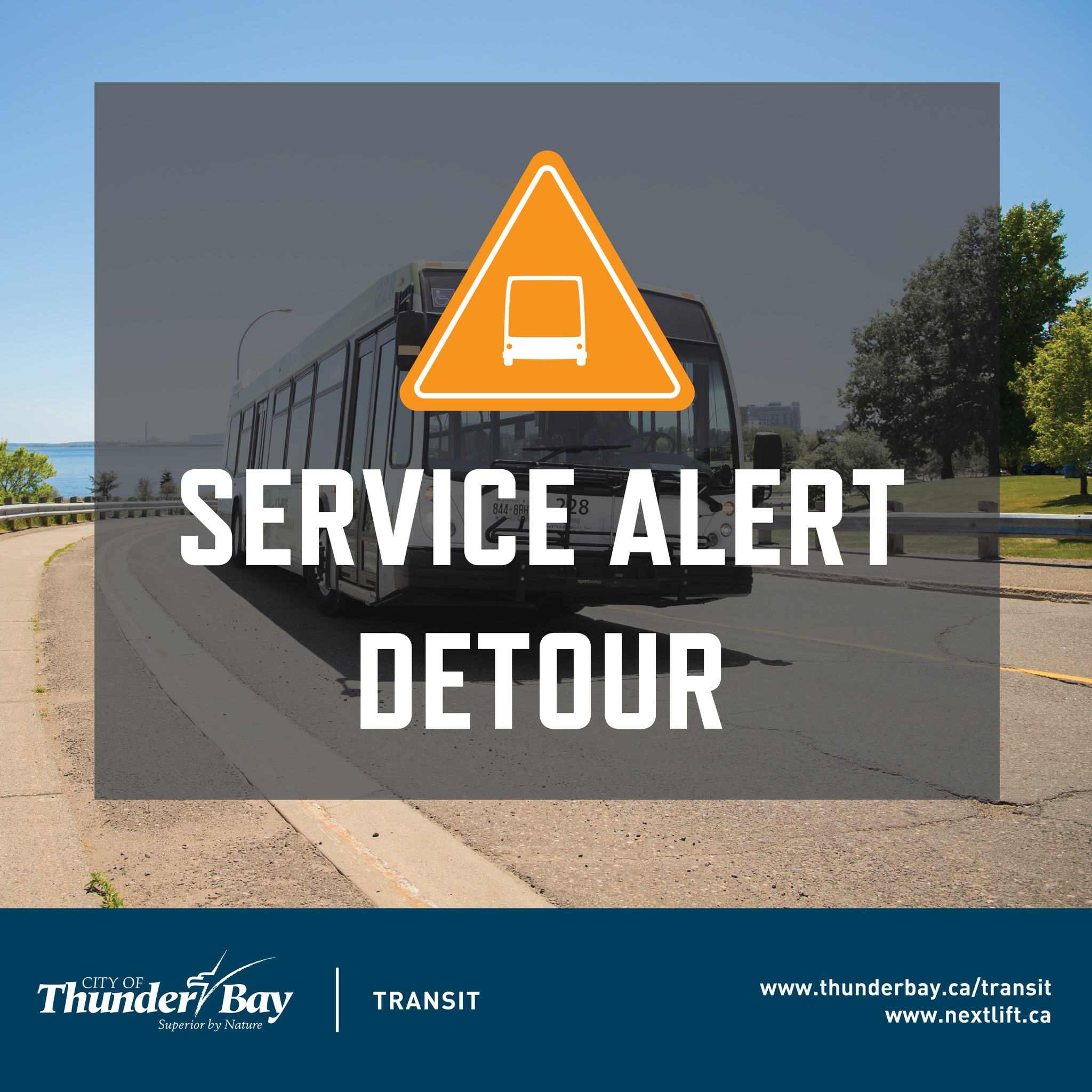 ⚠️Service Alert - Detour - Simpson... - Thunder Bay Transit | Facebook
