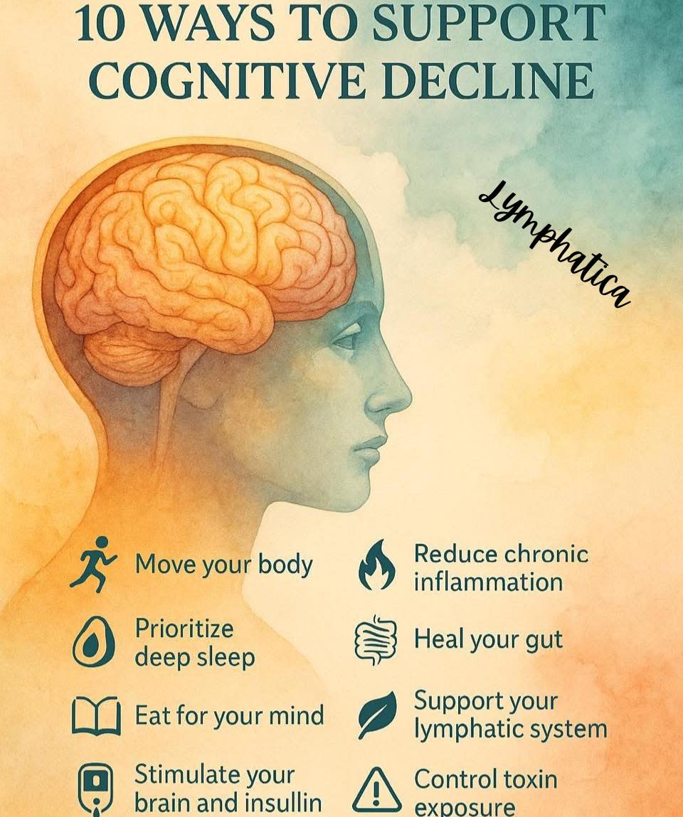 Lymphatica - 🧠 10 Ways to Support Cognitive Decline — Before It Starts ...