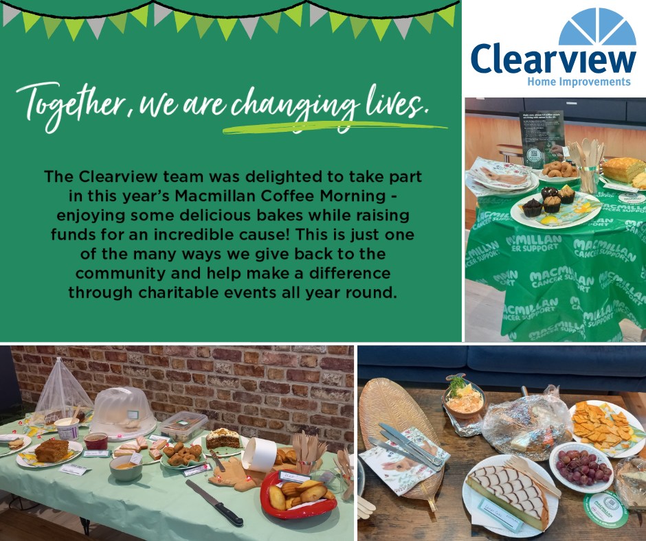 Clearview - ☕💚 We’re proud to support the Macmillan Coffee Morning! # ...