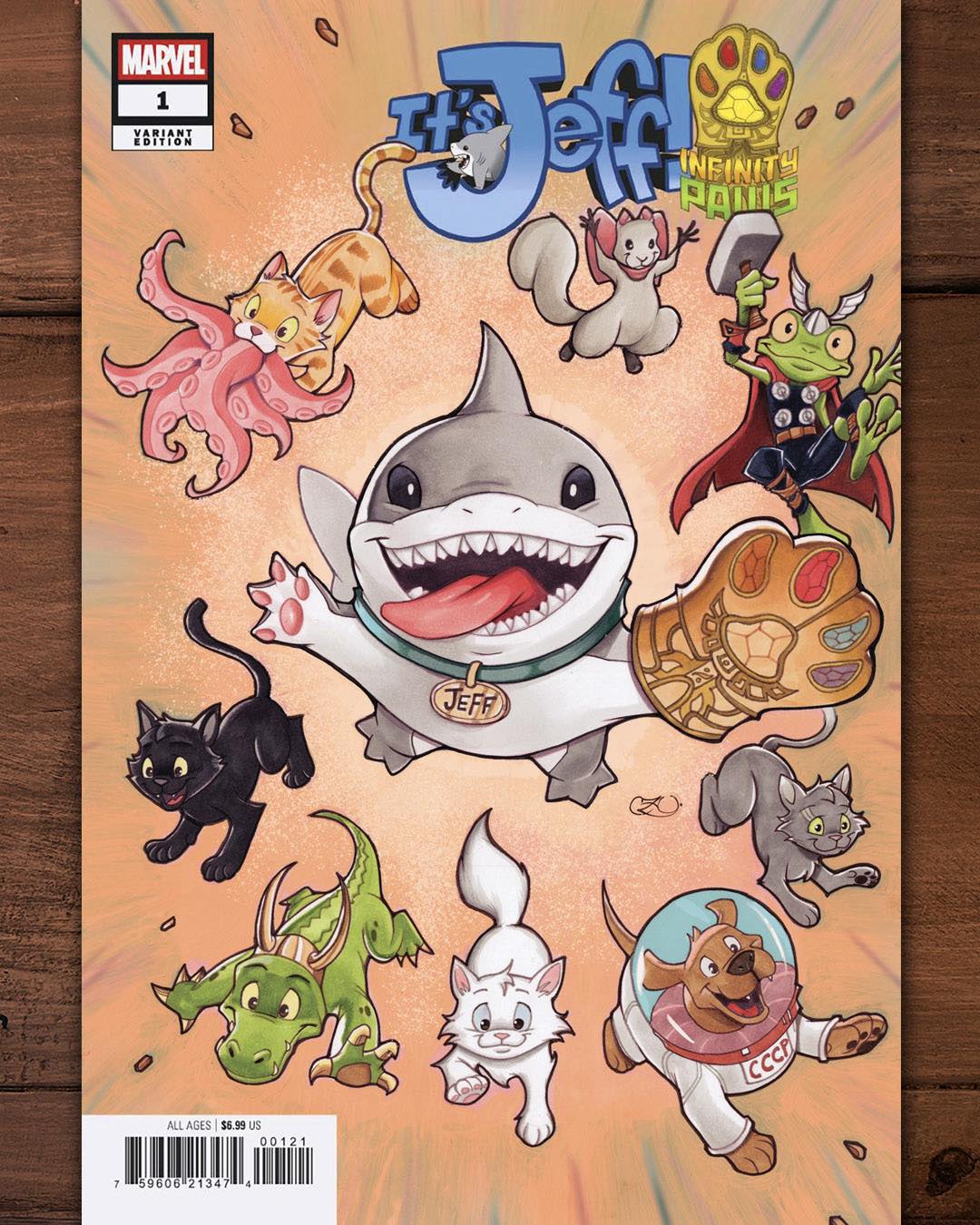 Jeff and Herbie Peach Momoko #marvelrivals New cover Marvel booth