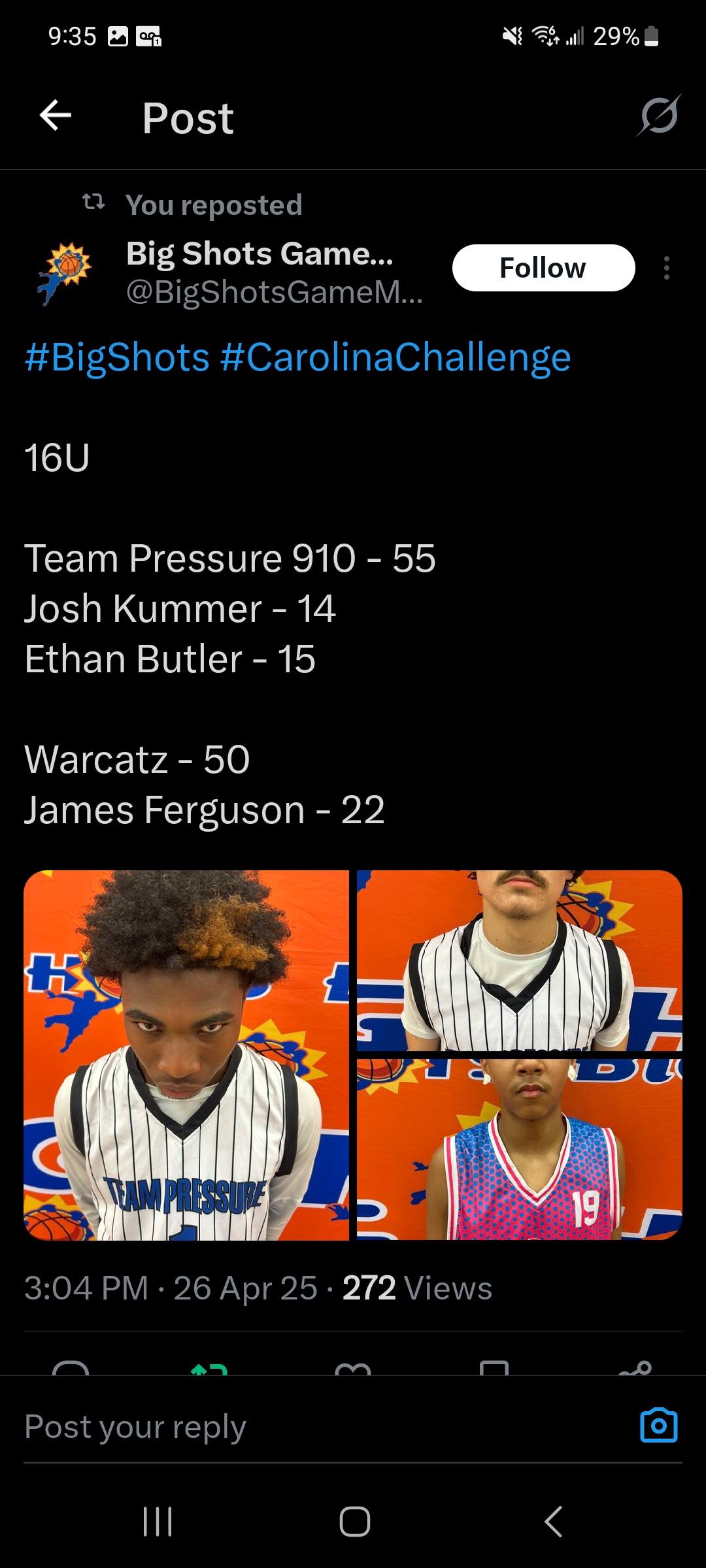 Team Pressure 910