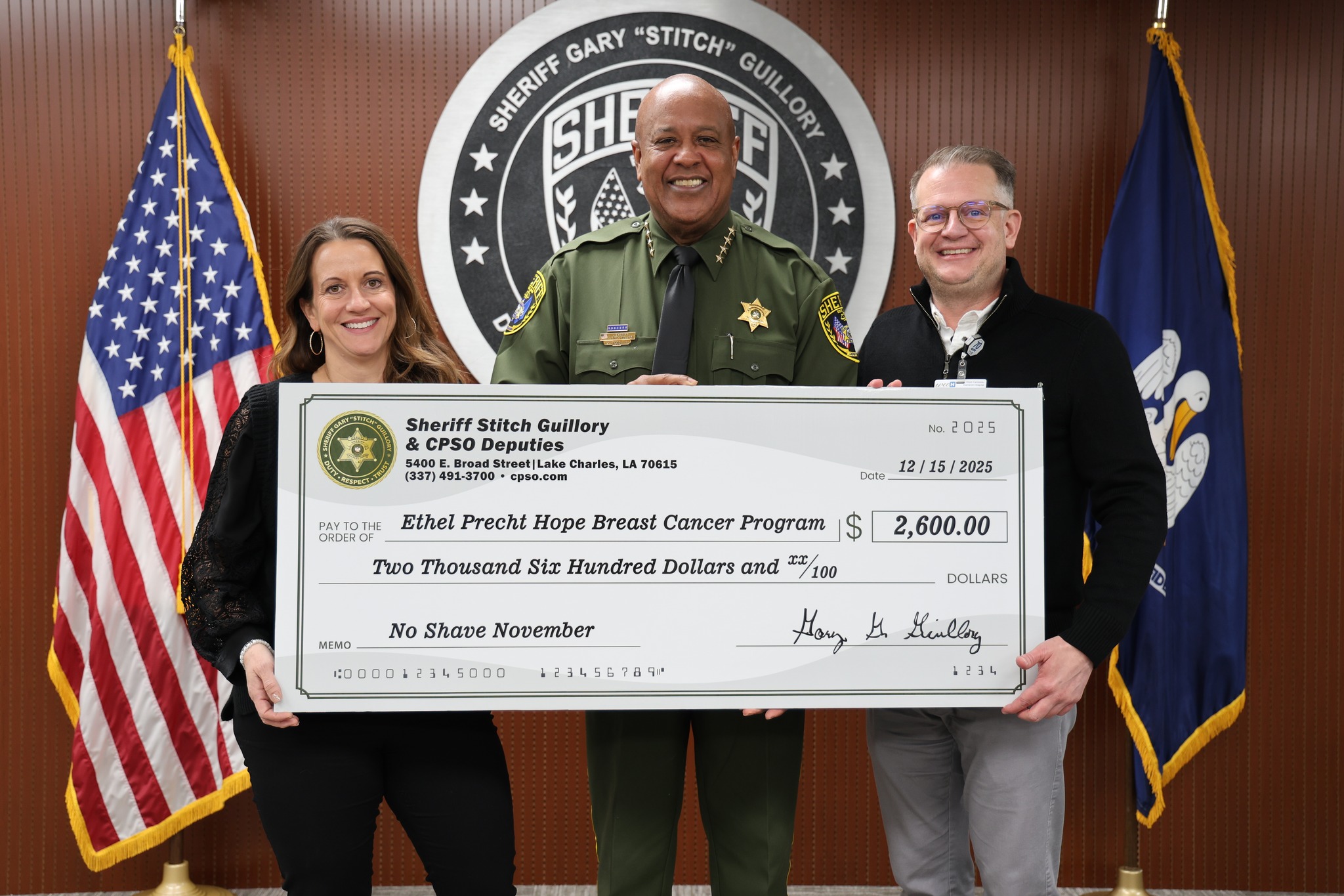 Calcasieu - During the month of November, CPSO deputies put down the ...