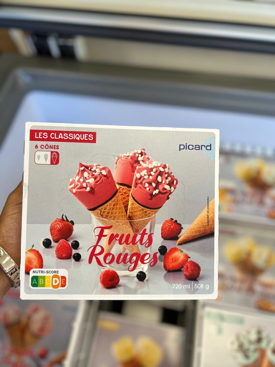 Picard - 6 cônes fruits rouges : https://urls.fr/mxcVAD 👉 Jusqu’au 1er ...