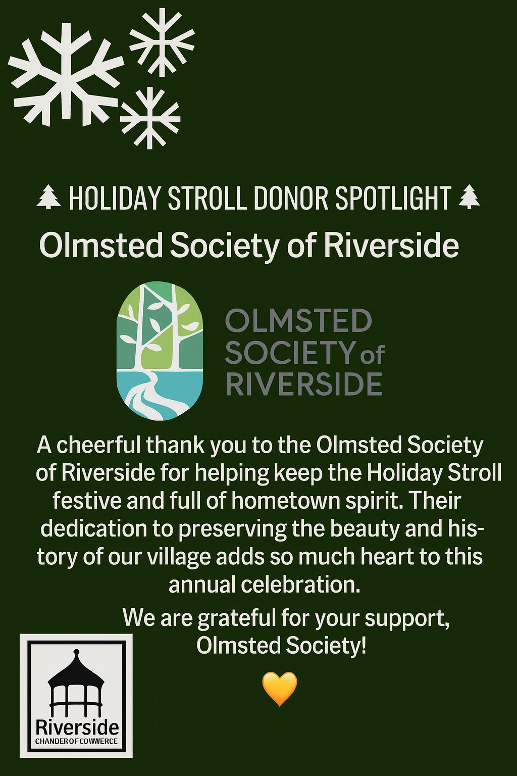 Olmsted Society of Riverside | Riverside IL
