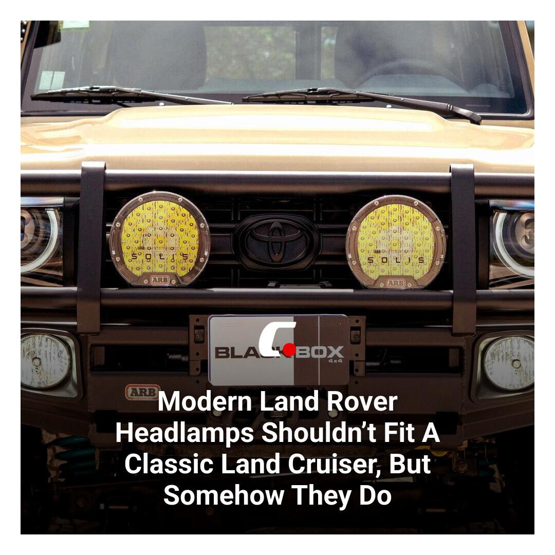 T・T・T A tuner gave the Land Cruiser 70 Series new lights and upgrades