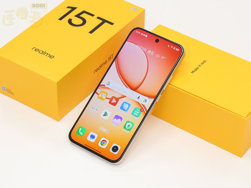 SOGI - 入門手機規格新標竿！realme 15T 開箱跑分實測 ⠀ 🔍 編輯怎麼說 配備 7,000mAh 超大容量電池的 realme ...