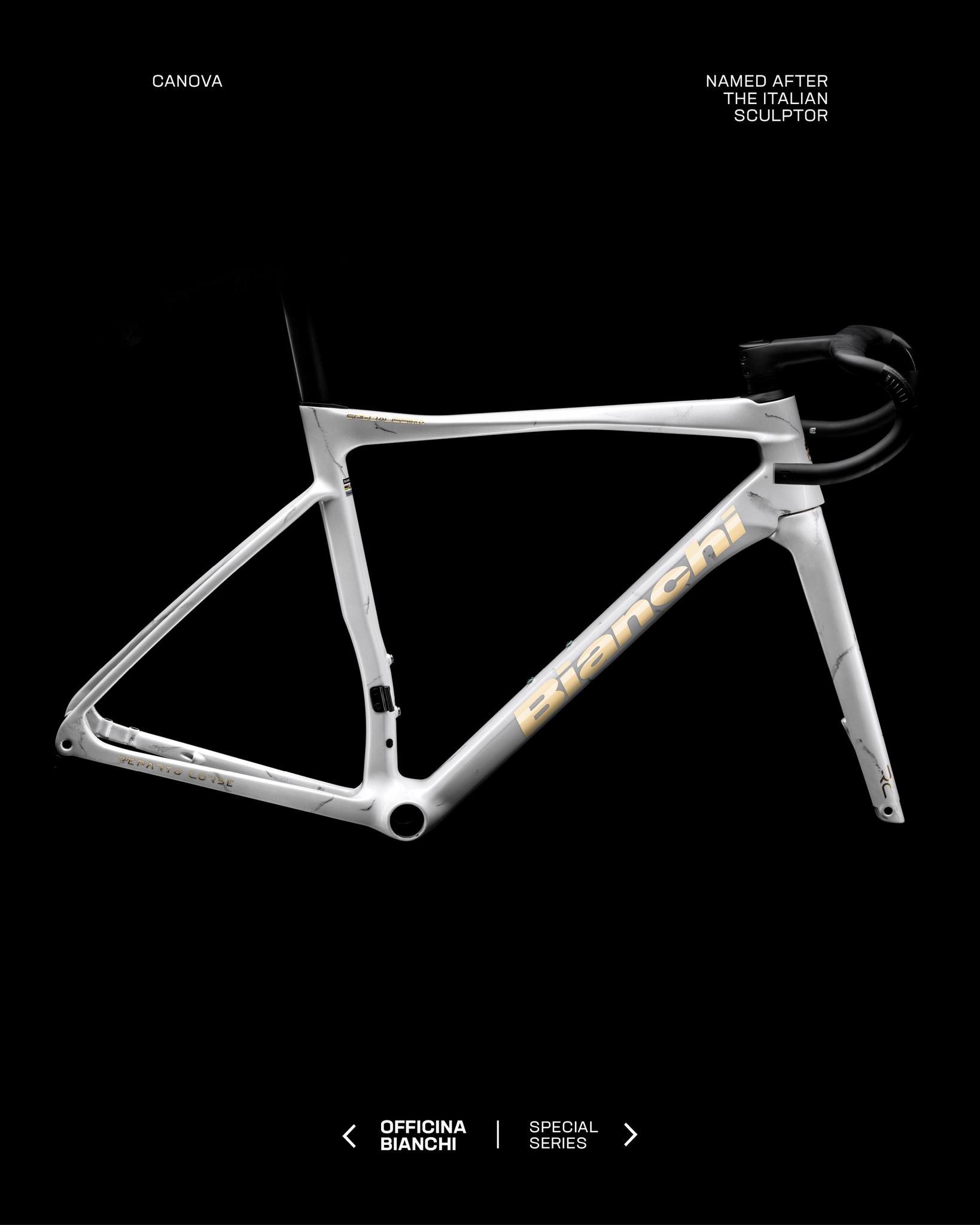 Jeu De 26 Cadres à Disques Bianchi Ferro Cavallo - VTT, Chromoly, Tube Supérieur 55 Cm, Occasion