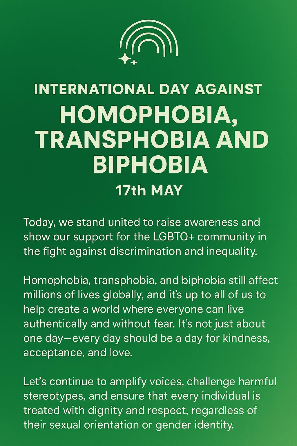 Doncaster - 🌈 International Day Against Homophobia, Transphobia, and ...