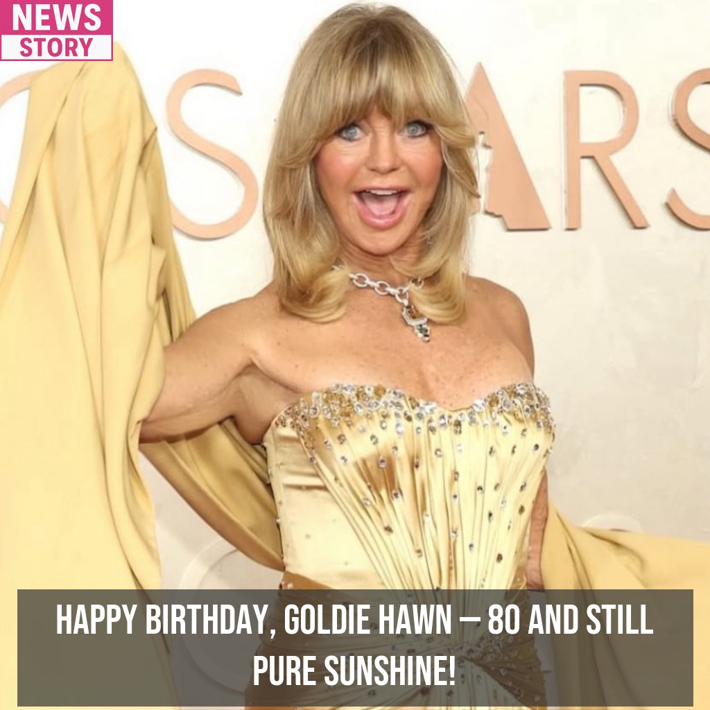 Today, Goldie Hawn turns 80. From the radiant joy of Overboard to the timeless charm of Private Benjamin and her irresistible comedic sparkle, she's filled generations with laughter and warmth. Her spirit