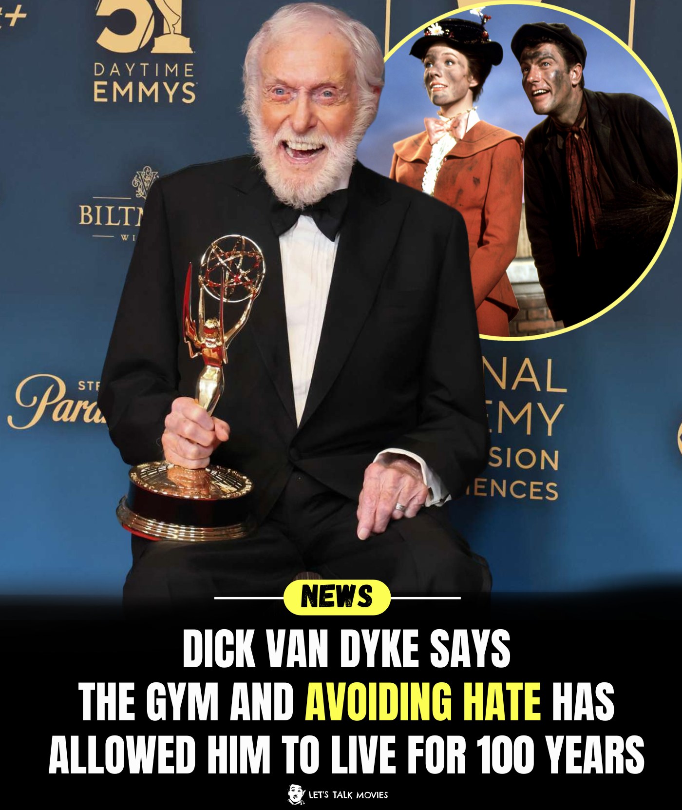 Dick Van Dyke is sharing the secret behind his incredible longevity as he  heads toward his 100th birthday on Dec. 13. 🎁🎂🎉 The 'Mary Poppins'  legend revealed that he quit smoking and