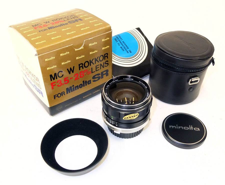 Minolta MC W Rokkor SG 28mm 1:3.5 review