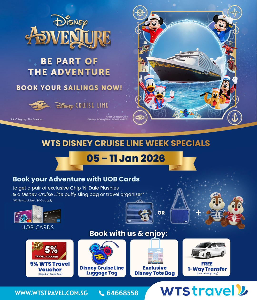 WTS - 🎉 Disney Cruise Line Week is here to kick-start our 2026! 🎉 From ...