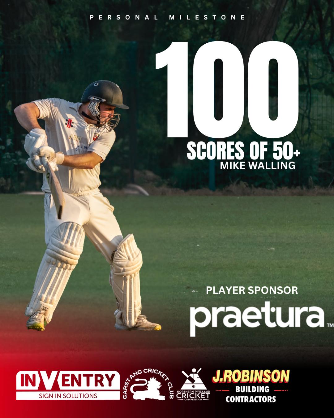 100 Scores of 50+ Huge... - Garstang Cricket Club | Facebook