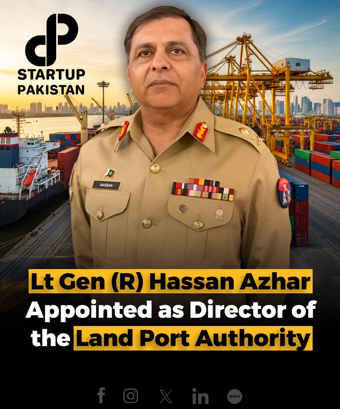 Startup - Prime Minister Shehbaz Sharif has appointed Lt Gen (Retd ...