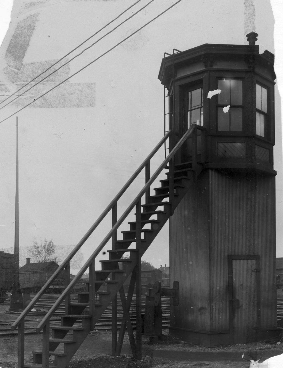 The original wooden tower at... - History of the Heartland