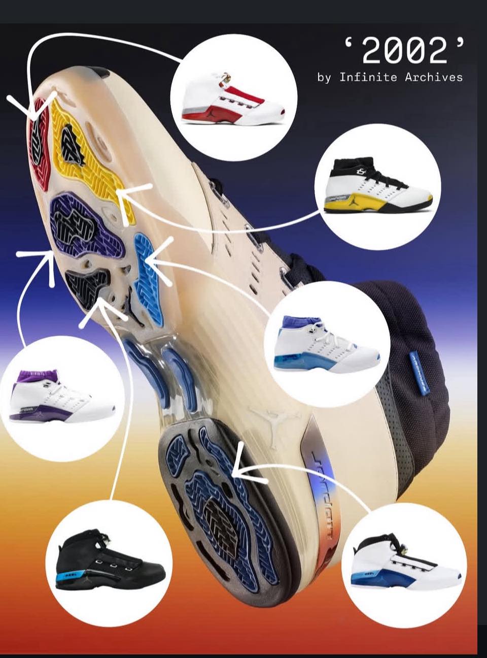 We got an official look at the Infinite Archives x Air Jordan 17