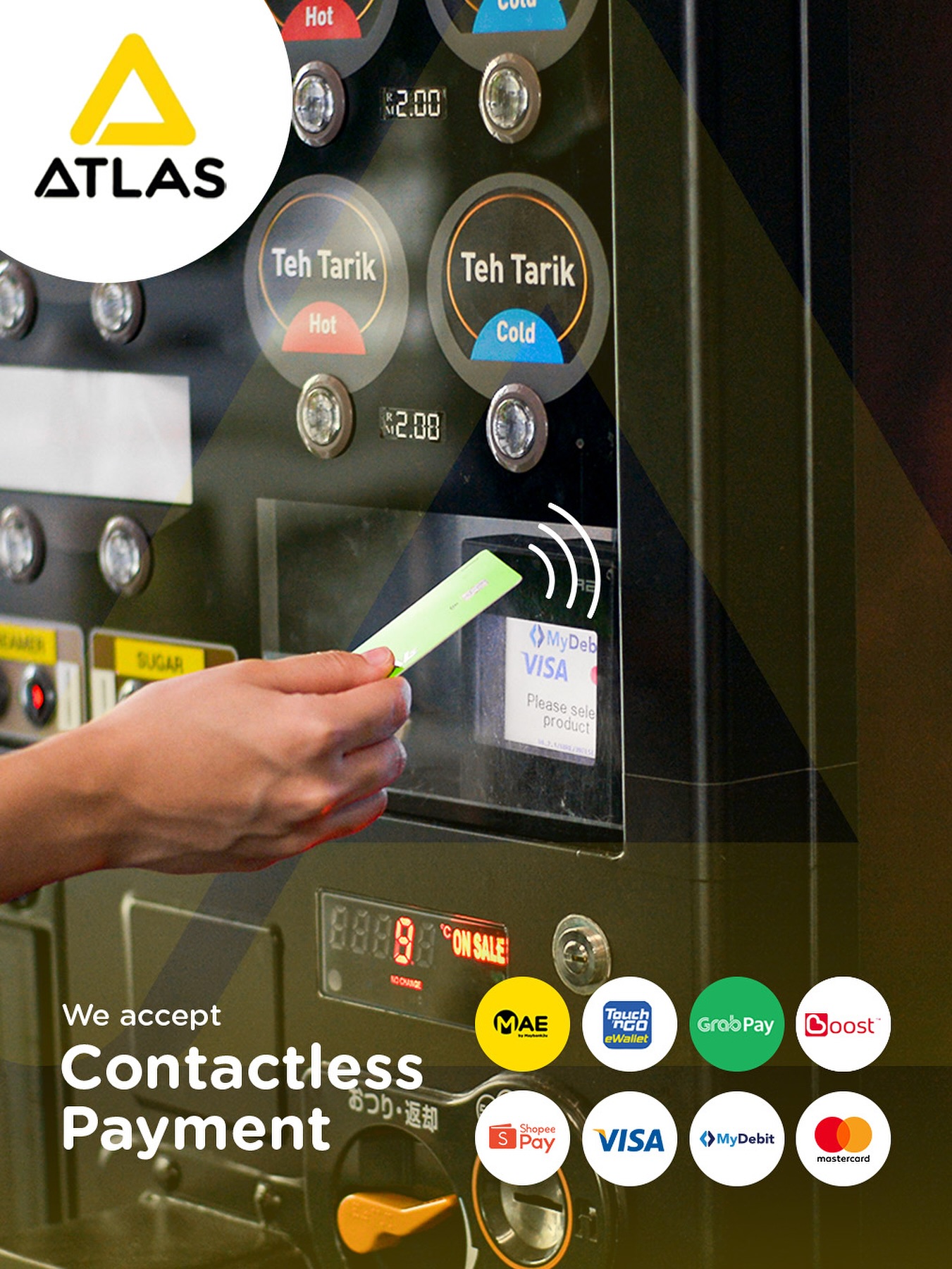 ATLAS Vending - Tap. Scan. Done. From coffee to snacks... | Facebook