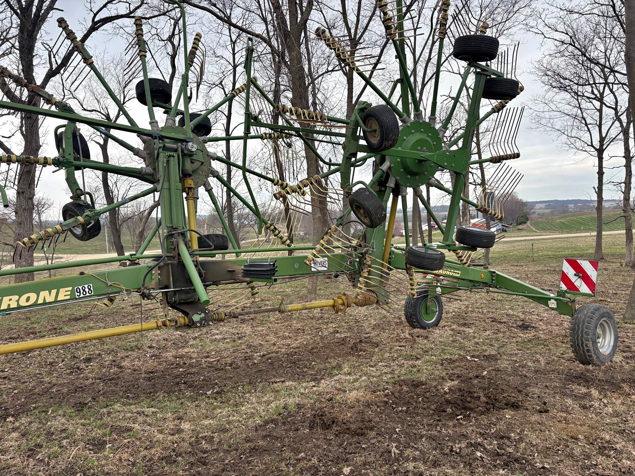 Krone side delivery rotary rake - Garden Tools & Equipment - Goodhue ...