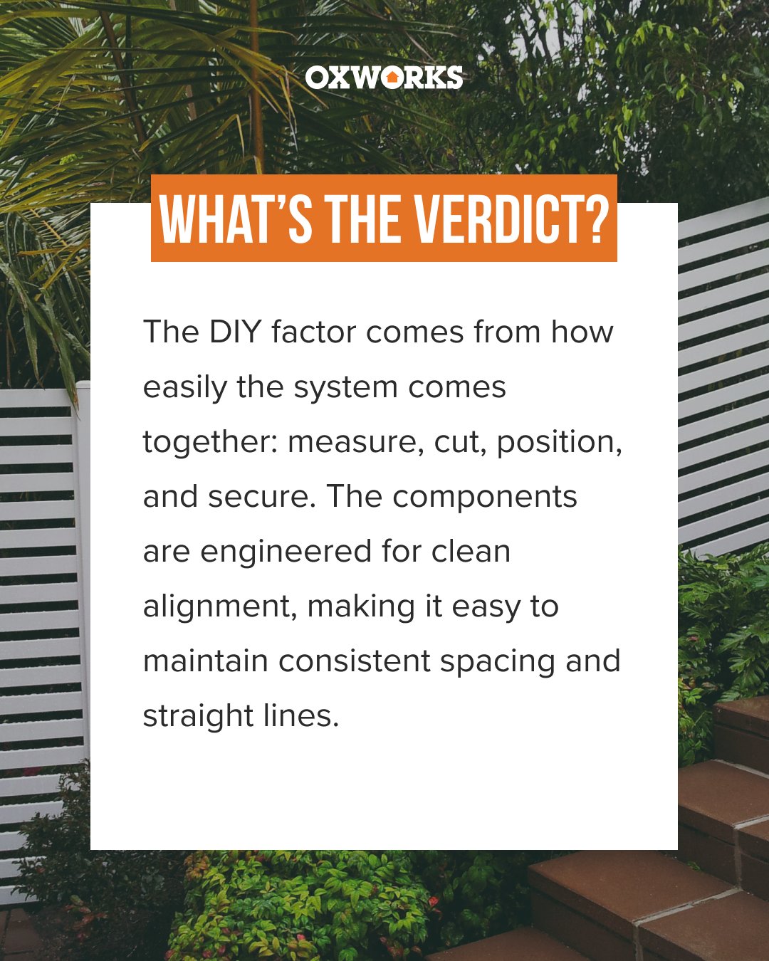 Oxworks - Is DIY Fencing complicated? #Oxworks... | Facebook