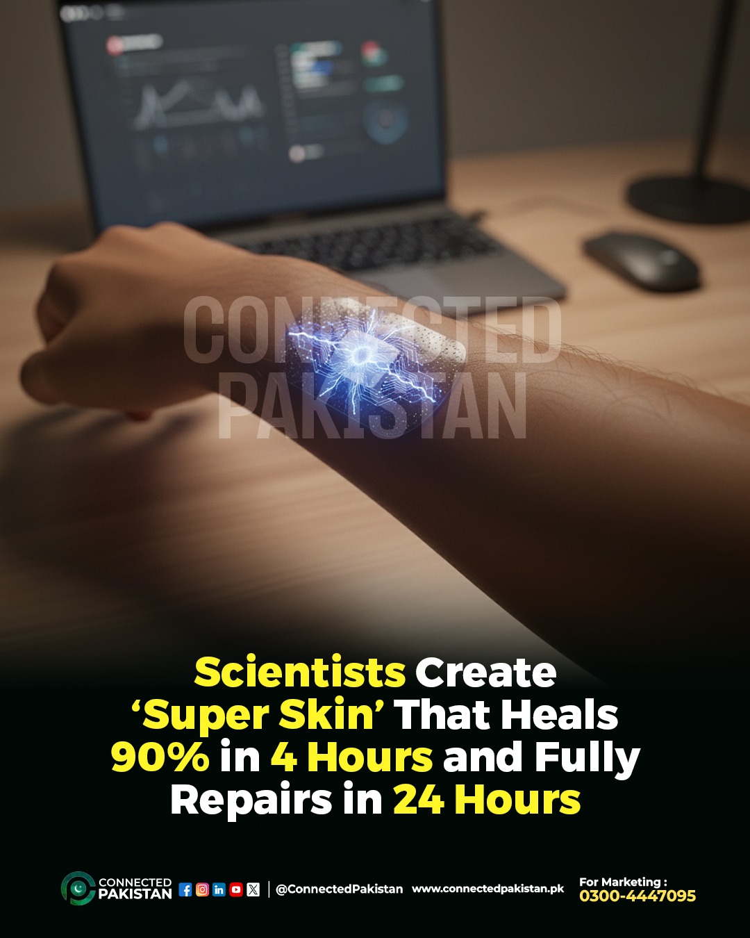 Connected - Scientists have developed a groundbreaking “super skin ...