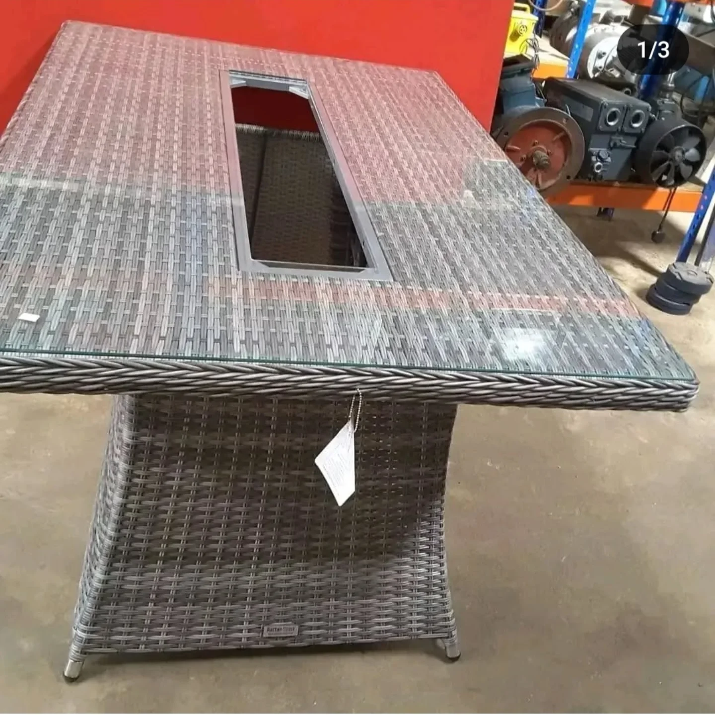 Ukay - Large Rectangular Rattan Dining Table. Designed to last. With a ...