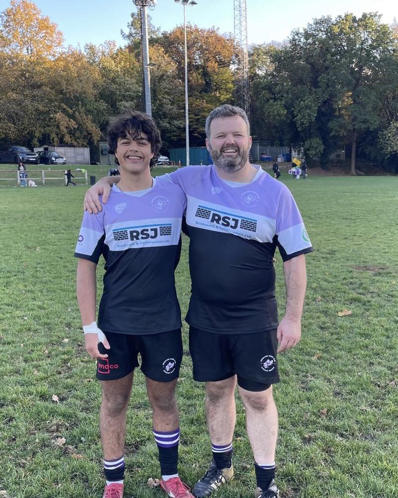 Game faces on! 💜🏉 Uncle Ed Tidmarsh... - Woodford Rugby Club | Facebook