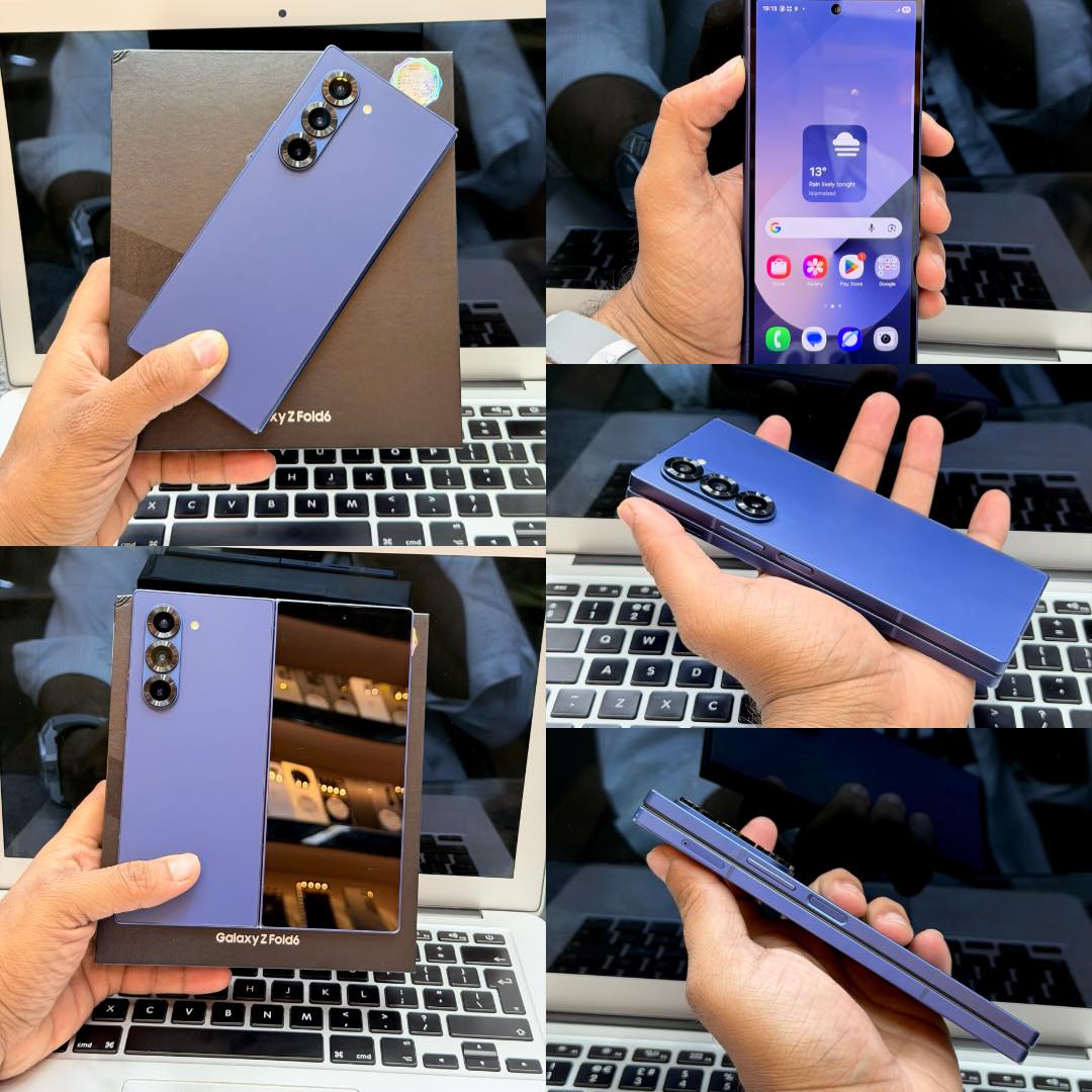 🌟Galaxy Zfold 6📱 🌟Dual Sim Official PTA✓ 🌟12/512/GB 🌟With