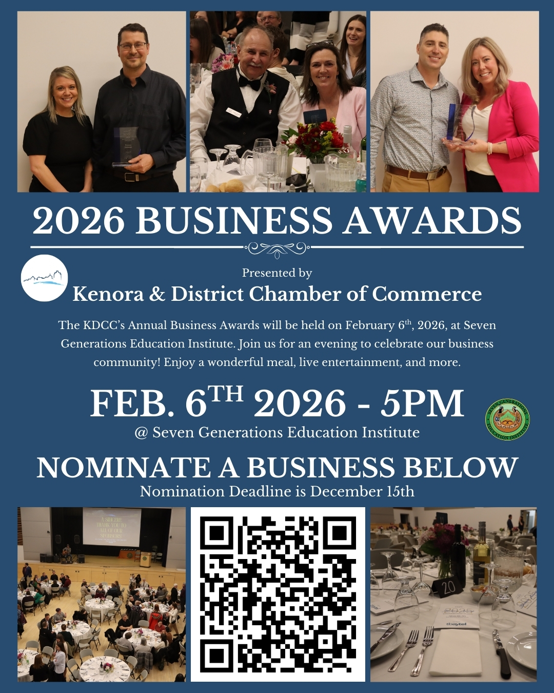 Kenora - 🚨 New Date Alert! 🚨 The 2026 KDCC Business Awards will now ...