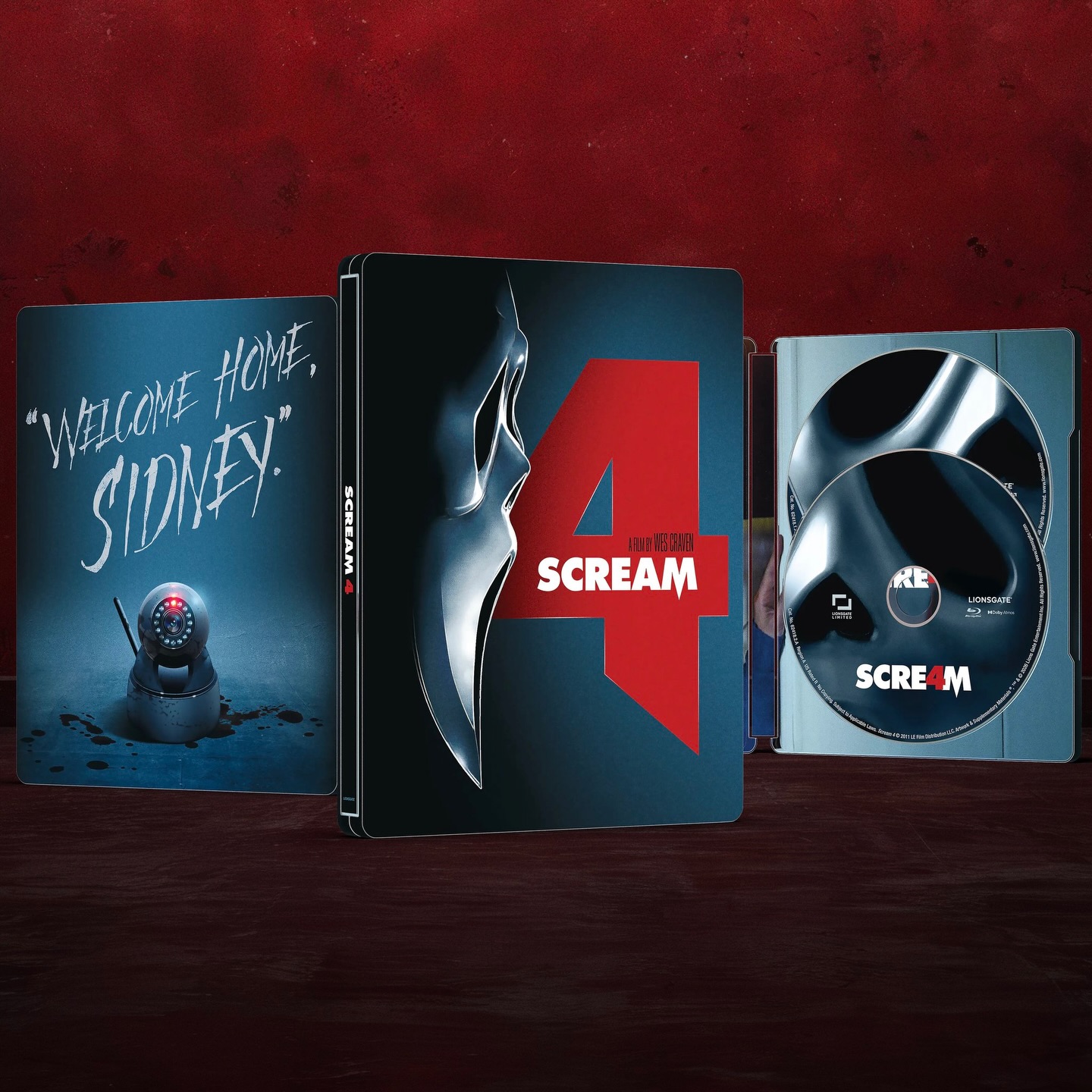 The official SCREAM 4 steelbook released by Lionsgate Horror! Pre 