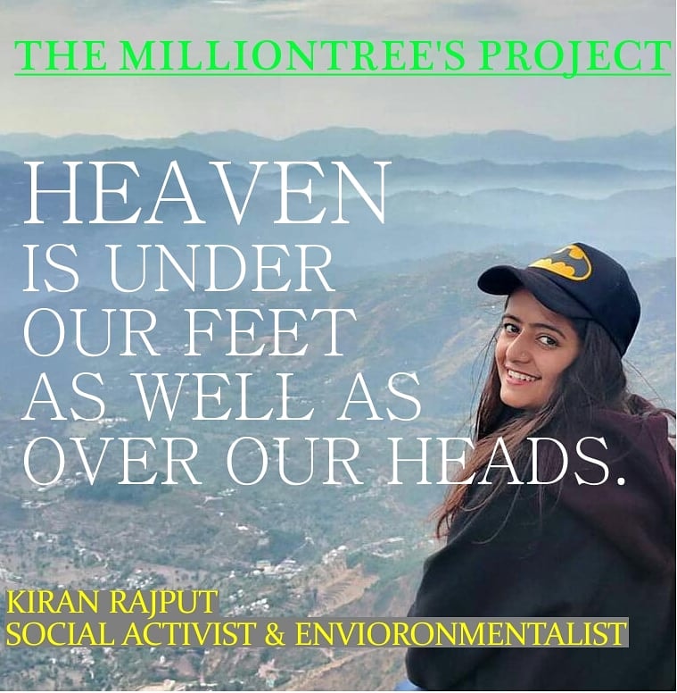 Meet Himachal's youngest... - The MillionTree's Project. | Facebook